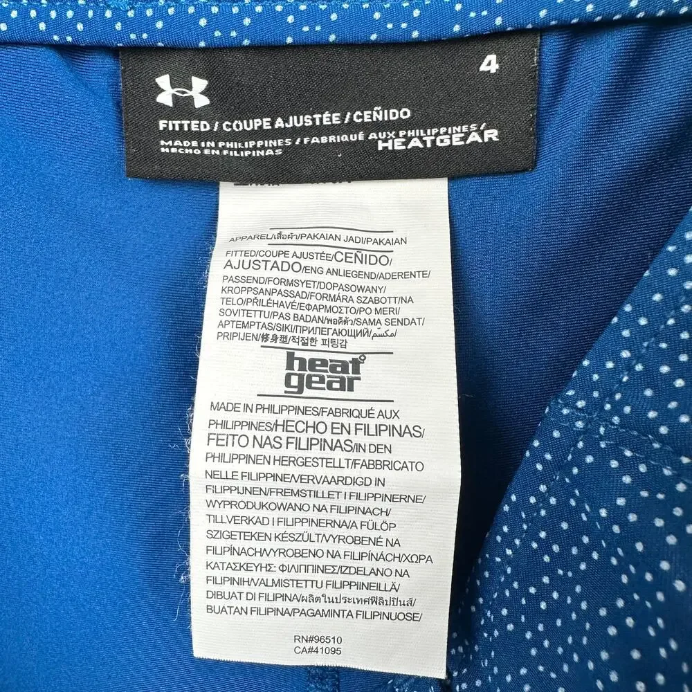 Under Armour Women's Golf Links Woven Skort Moroccan Blue 4 Tennis Pickleball